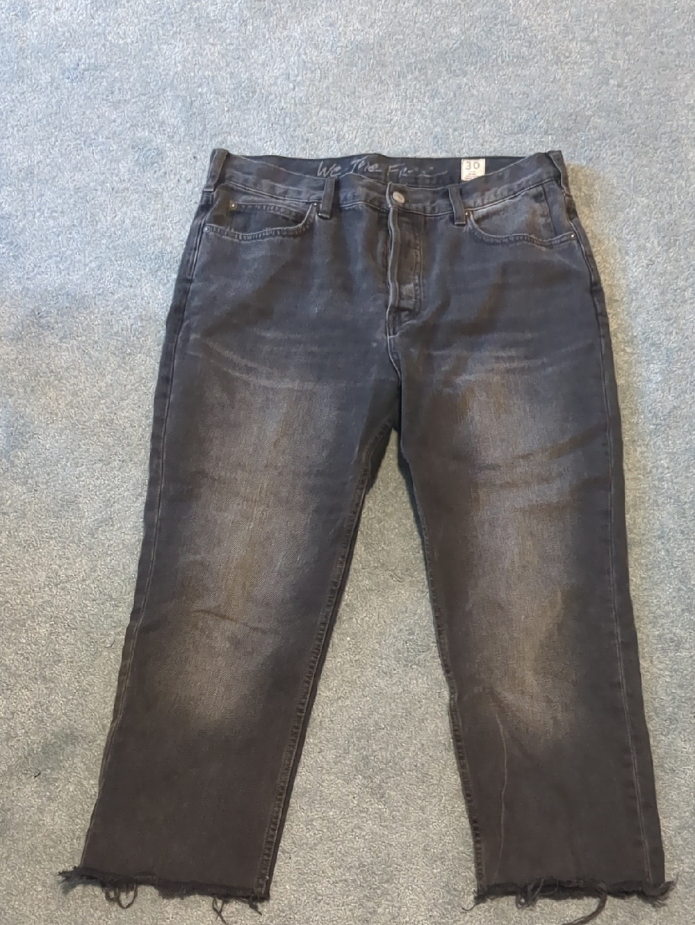 Free People Mid Rise Straight Leg Jeans - Size 30
